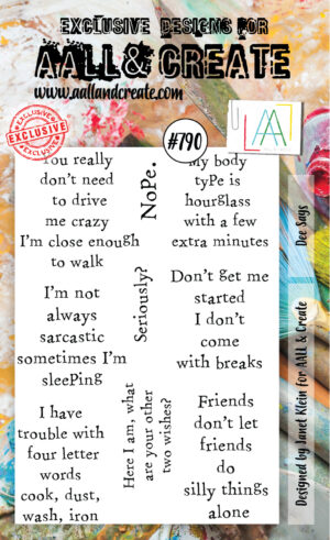 AALL & Create Stamp - A6 - #790