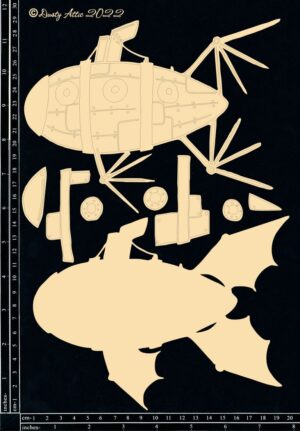 Dusty Attic - Marine Mechanicals - Submarine large - DA3367