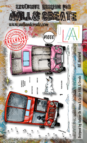 AALL & Create Stamp - A6 - #1000 All Aboard
