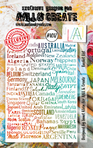 AALL & Create Stamp - A7 - #1017