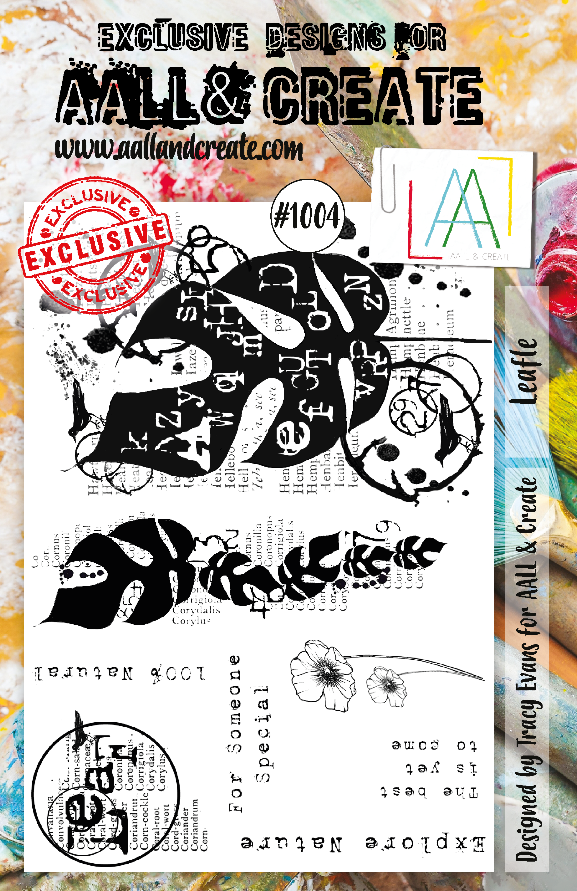 AALL & Create Stamp - A6 - #1004 Leafle