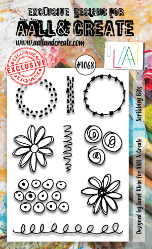 AALL & Create Stamp - A6 - #1068 Scribbley Bits