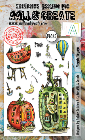 AALL & Create Stamp - A6 - #1085 Veggie Voyage
