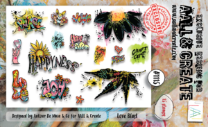 AALL & Create Stamp - A6 - #1115 Love Blast