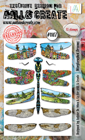 AALL & Create Stamp - A6 - #1107 Wingbrushed Dreams