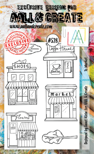 AALL & Create Stamp - A6 - #528 To Market