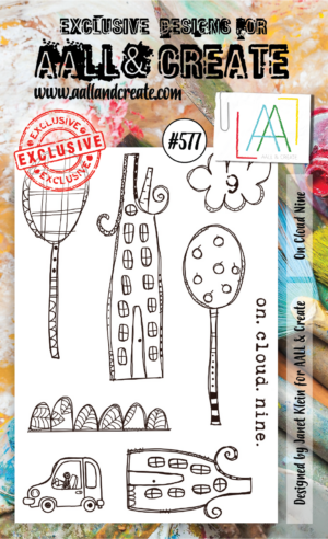 AALL & Create Stamp - A6 - #577 On Cloud Nine