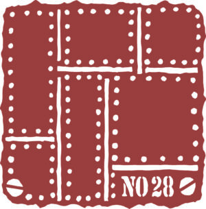Funky Fossil - Riveting Stencil - ST240303