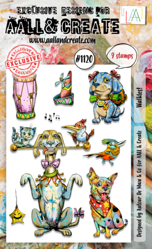 AALL & Create Stamp - A6 - #1120 Walkies!