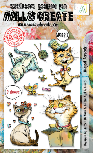 AALL & Create Stamp - A6 - #1123 Alleycat Acrocats