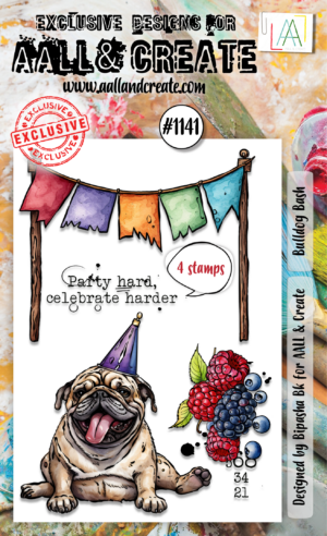 AALL & Create Stamp - A6 - #1141 Bulldog Bash