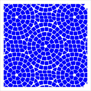 Funky Fossil - Classic Mosaic Stencil - ST240320