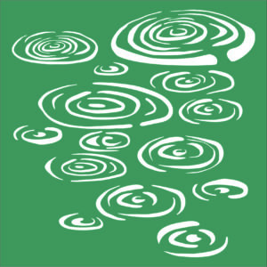 Funky Fossil - Ripples Stencil - ST240332