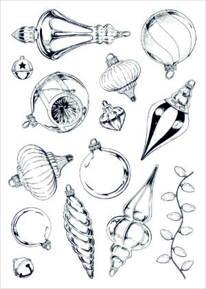 Funky Fossil A5 Stamp: Classic Trimmings - CS240324