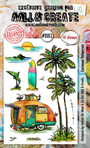 AALL & Create Stamp - A6 - #1183 Caravan Palmeraie