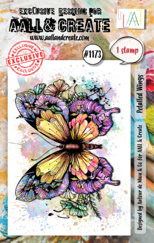 AALL & Create Stamp - A7 - #1173 Petalled Wings