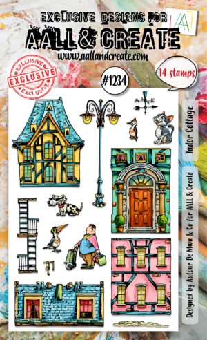 AALL & Create Stamp - A6 - #1234 Tudor Cottage