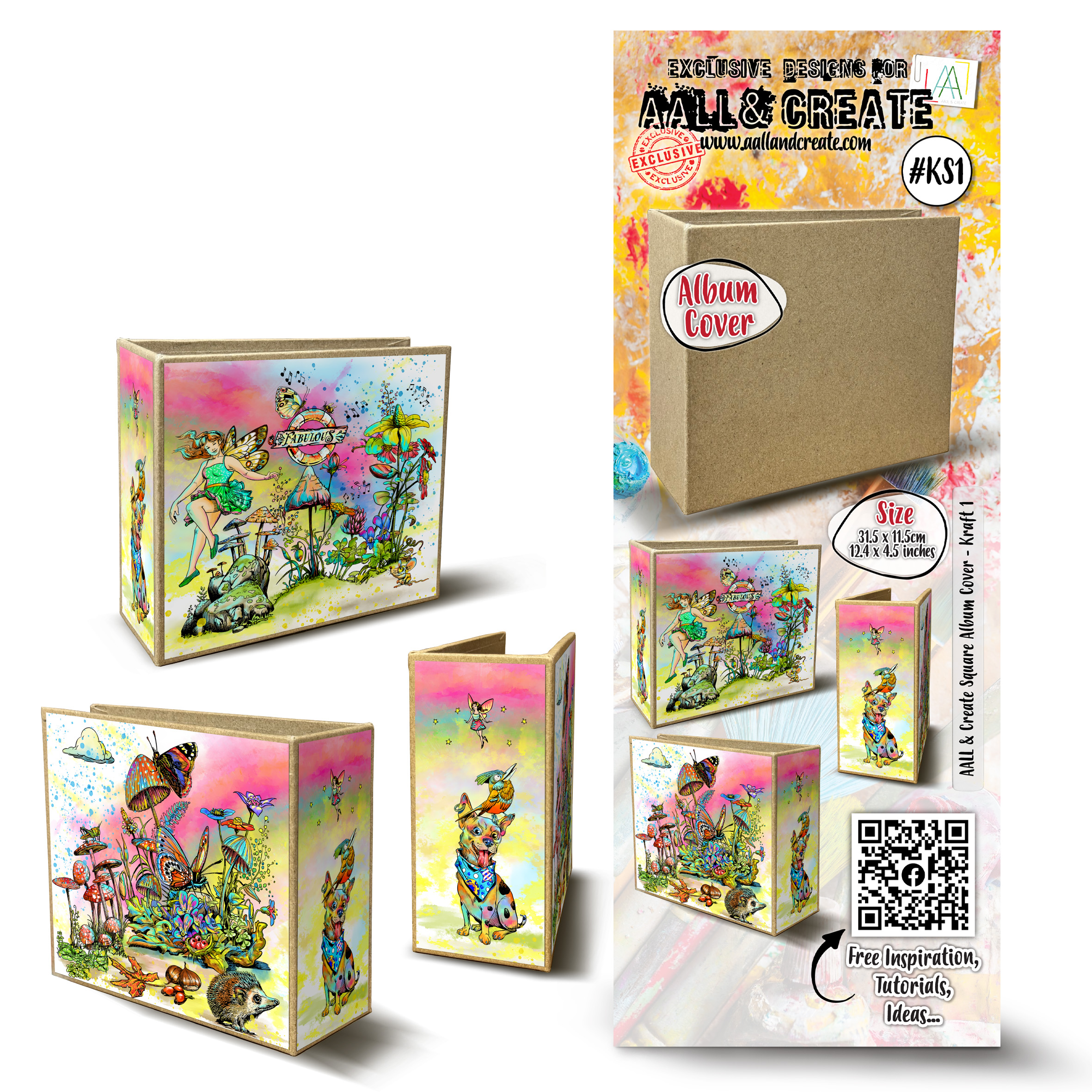 AALL & Create Square Album Cover - Kraft (AALL-AC-KS1)