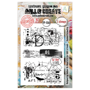 AALL & Create Stamp - A7 - #1261 Stained Geometry