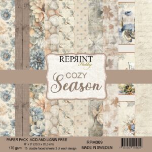 Reprint Hobby COZY SEASON 8x8 Paper Pack - (NO WHOLESALE)