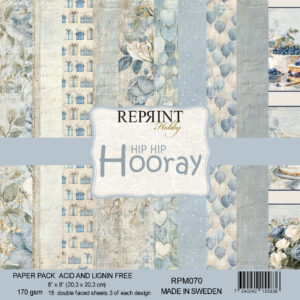 Reprint Hobby HIP HIP HOORAY 8x8 Paper Pack - (NO WHOLESALE)