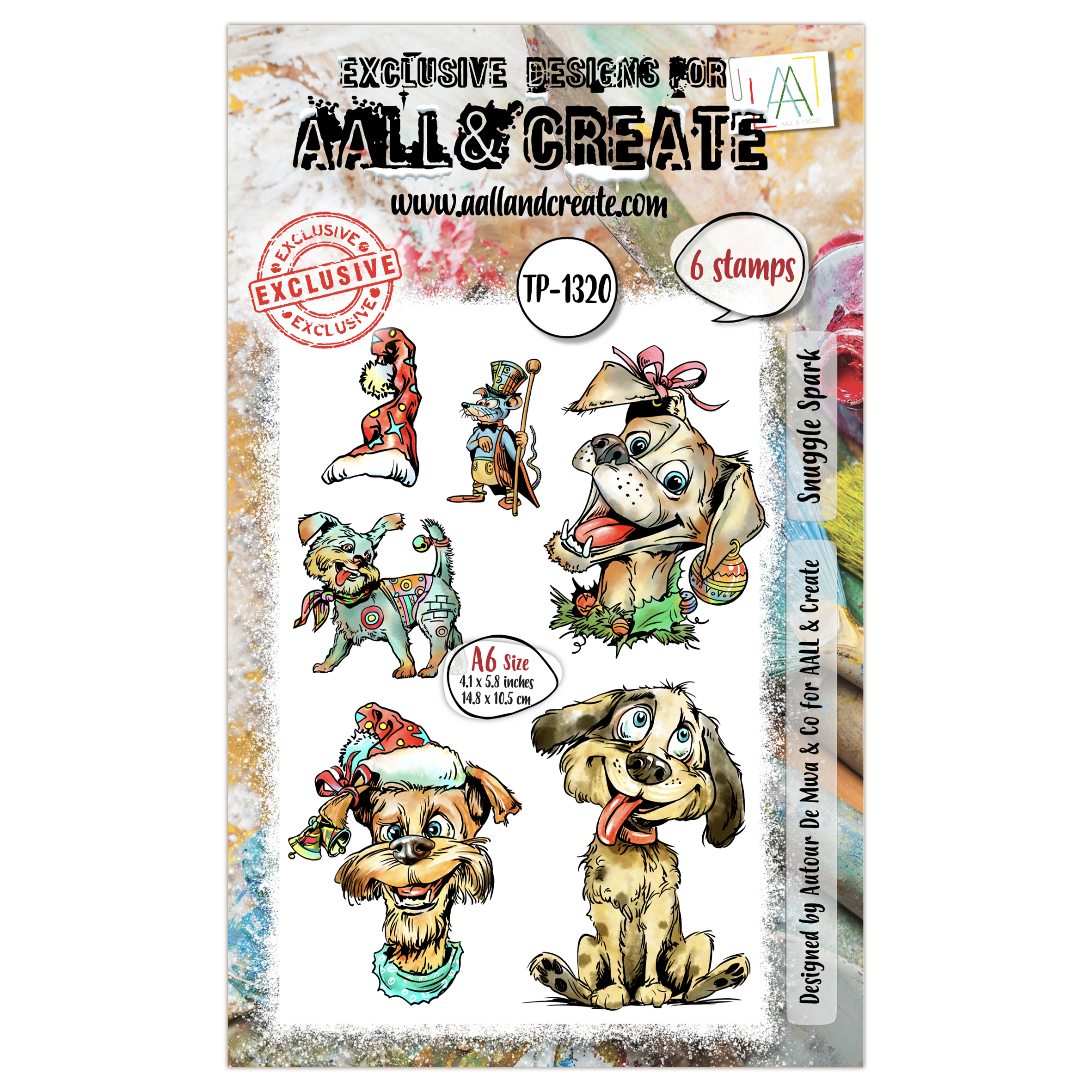 AALL & Create Stamp - A6 - #TP-1320 Snuggle Spark