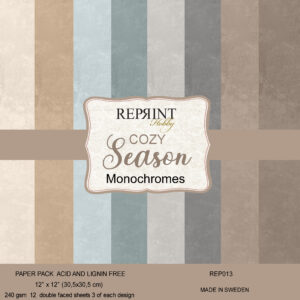 Reprint Hobby COZY SEASON 12x12 Cardstock Paper Pack - (NO WHOLESALE)