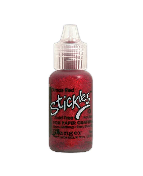 Ranger Stickles Glitter Glue Christmas Red 0.5 fl oz (SGG01898) - (NO WHOLESALE)