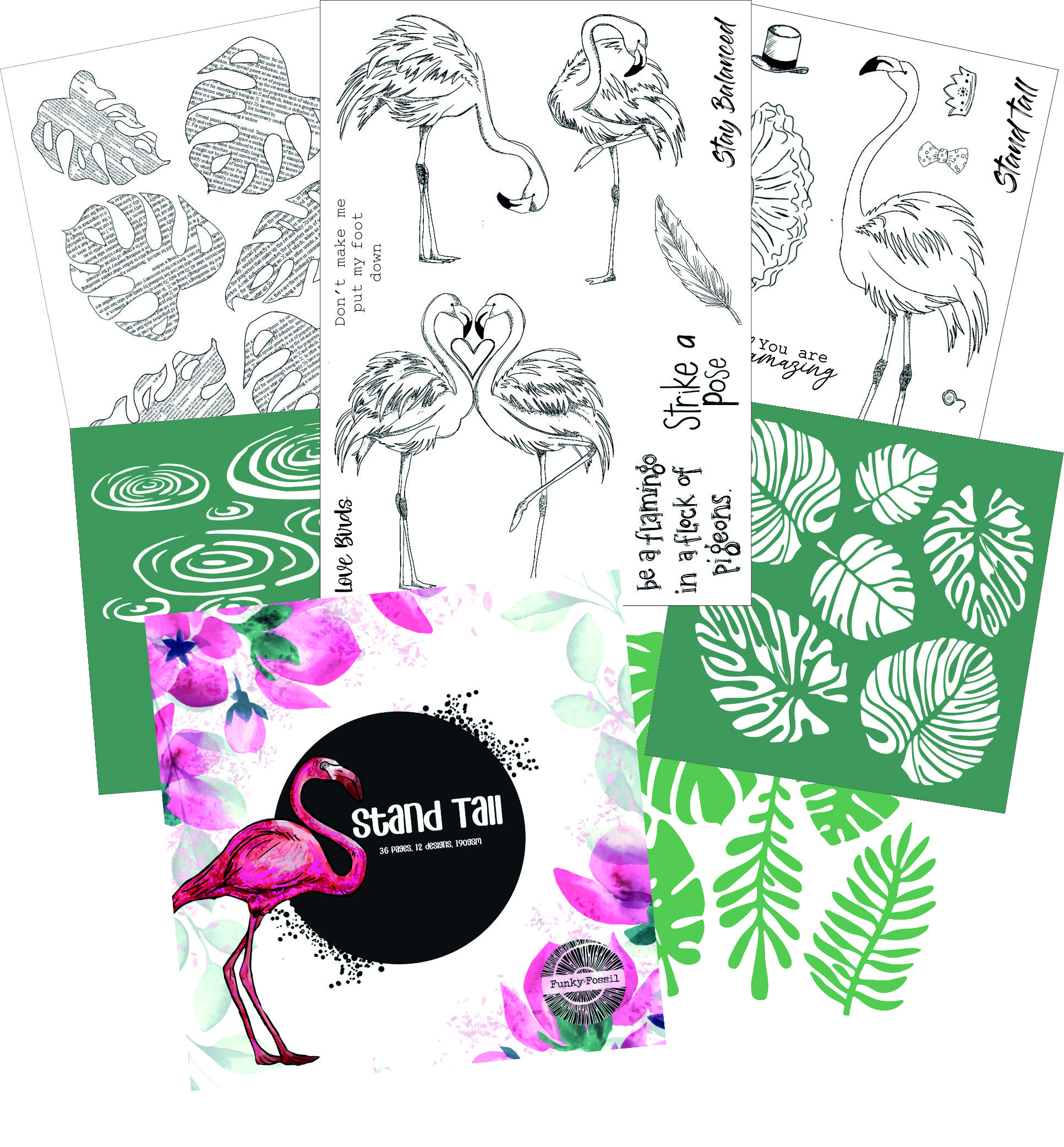 Funky Fossil: Fabulous Flamingos BUNDLE SPECIAL (FF-BD002) - Image 4