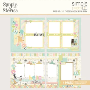 Simple Stories PAGE KIT - SAY CHEESE CLASSIC POOH BABY - (NO WHOLESALE)