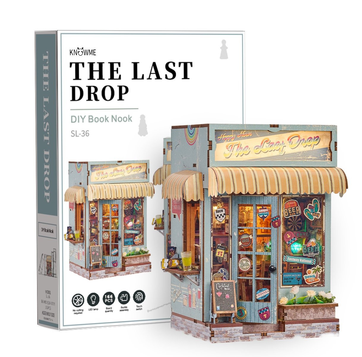 Know Me "The Last Drop" DIY Book Nook Kit (17.7cm Tall) - KMSL-36 - Image 3