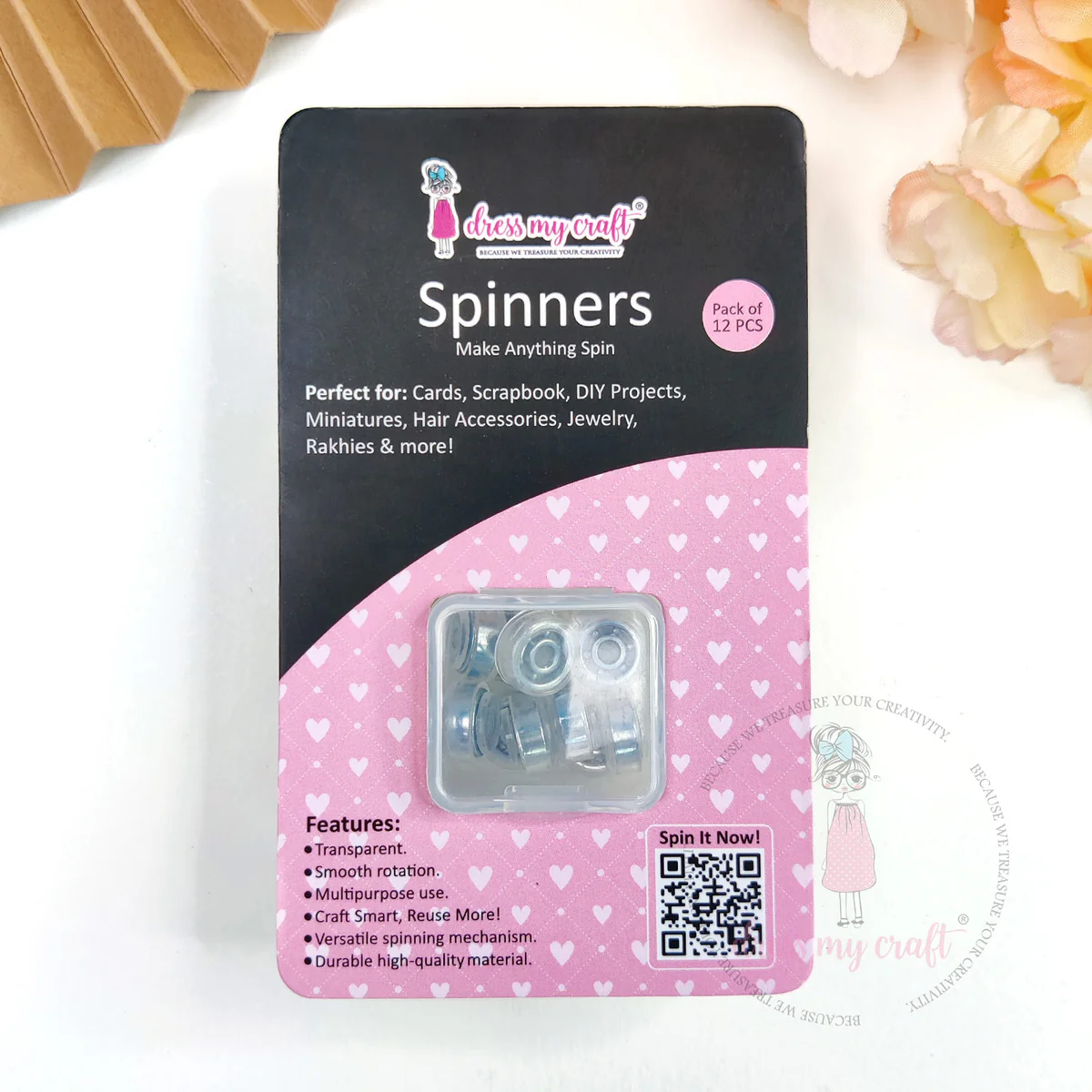 Dress My Craft - Transparent Spinners (DMCA9652)