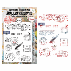 AALL & Create Stamp - A6 - #TP-1338 Postcard Shuffle