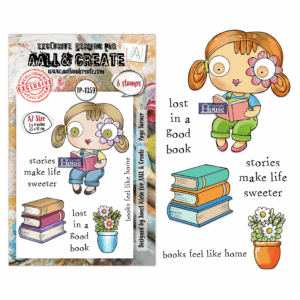 AALL & Create Stamp - A7 - #TP-1359 Page Turner