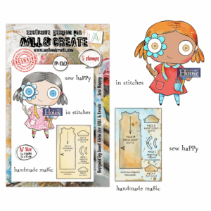 AALL & Create Stamp - A7 - #TP-1362 Sew Happy