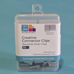 The Organized Option Connector Clips - Silver 50pc (TOO-CC-50PC-SIL)
