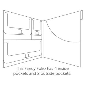 The Organized Option 12x12 Fancy Folio - 3pk (TOO-FF-12X12-3pk)