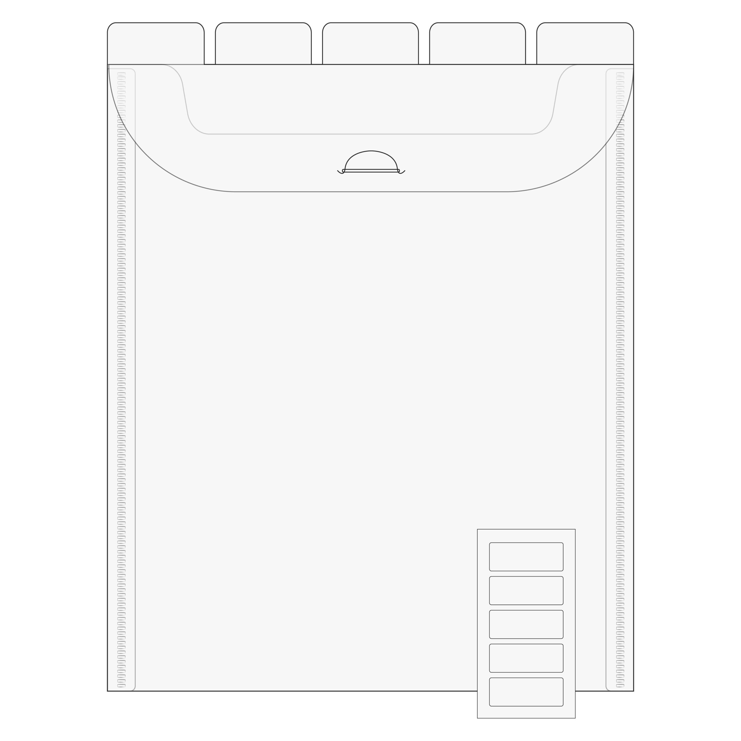 The Organized Option 8.5x11 Flip Flap Tabbed Divider Pockets - 10pk (TOO-FFP-8.5X11)