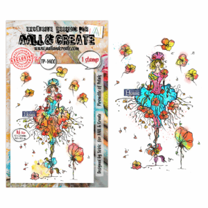 AALL & Create Stamp Sets - A6 - Whispers of Form Pirouette of Petals (AALL-TP-1400)