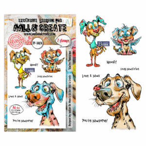 AALL & Create Stamp Sets - A6 - Pun & Paws You're Pawsome (AALL-TP-1404)