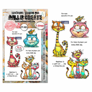 AALL & Create Stamp Sets - A6 - Pun & Paws Just Meowmories (AALL-TP-1405)