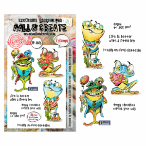 AALL & Create Stamp Sets - A6 - Pun & Paws Tottaly Un-frog-gettable (AALL-TP-1406)