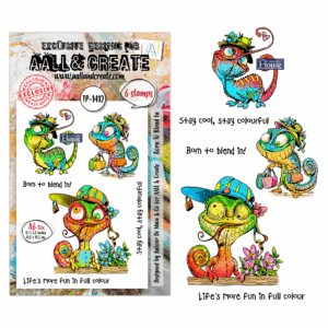 AALL & Create Stamp Sets - A6 - Pun & Paws Born To Blend In (AALL-TP-1412)