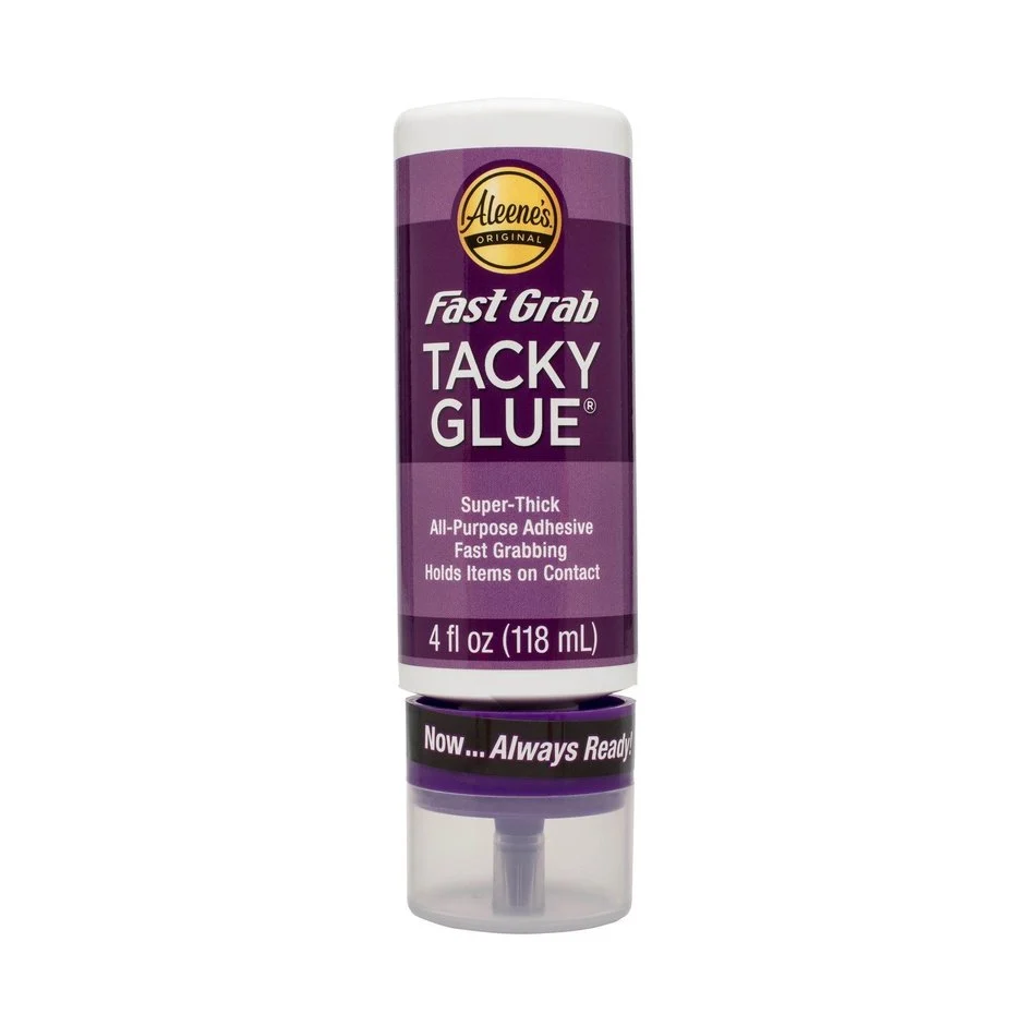 Aleene's FAST GRAB Tacky Glue No-Cut Tip 4 fl oz (33141)