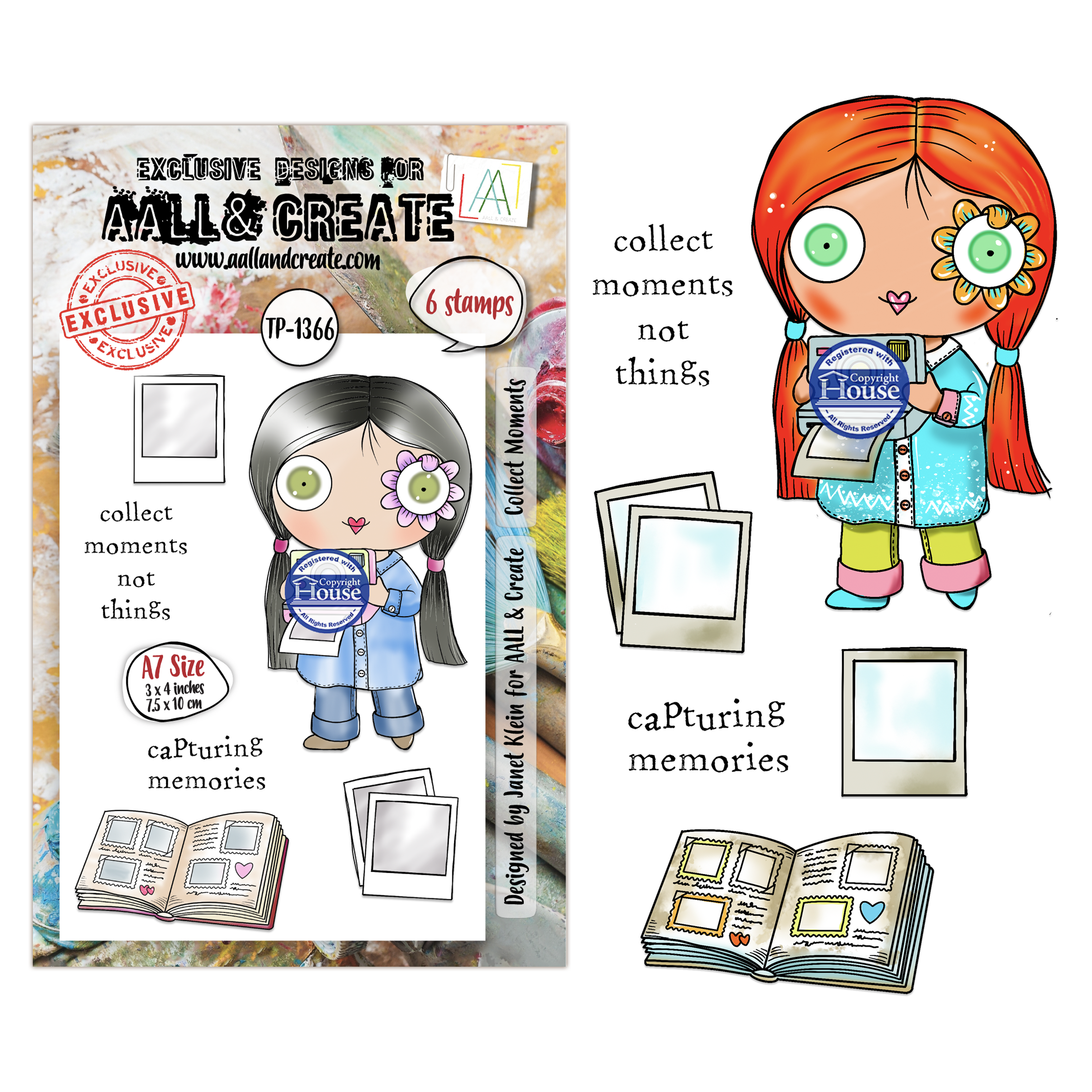 AALL & Create Stamp Sets - A7 - Through the Lens Collect Moments (AALL-TP-1366)