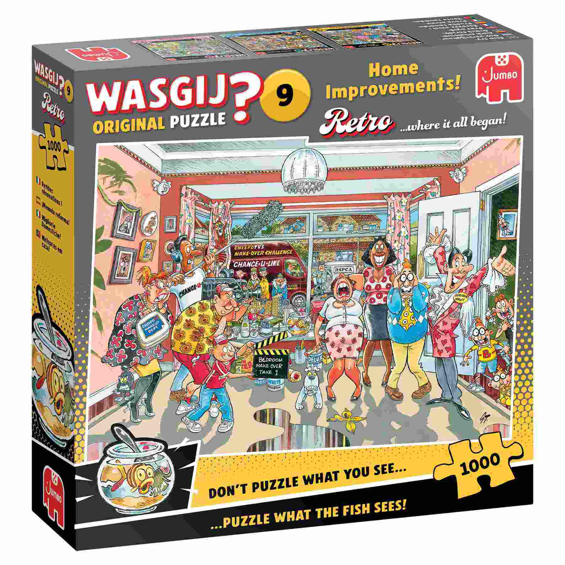 WASGIJ Puzzle: Retro Original 9 - Home Improvements! (1000 Pieces)