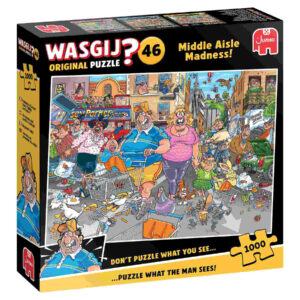 WASGIJ Puzzle: Original 46 - Middle Aisle Madness! (1000 Pieces)
