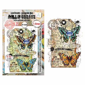 AALL & Create Stamp Sets - A7 - DISPATCH TRANSIT Chrono-Stamped Tag (AALL-TP-1448)