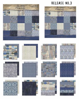 Tim Holtz Palette Collection 8x8 Inch INDIGO (TH94476)