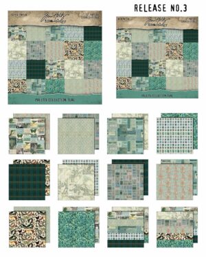 Tim Holtz Palette Collection 8x8 Inch TEAL (TH94475)